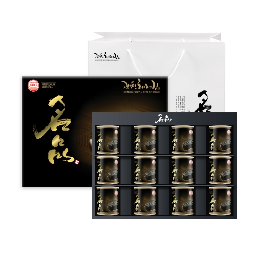 [광천해저김] 명품 4-12호_명품캔 30g*12개 (쇼핑백 포함)