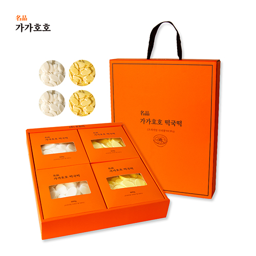 [가가호호] 명품 프리미엄 떡꾹떡 선물세트1.6kg (400g 4봉)