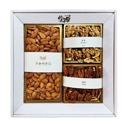 (롯데백화점 보자기포장) (면세)[정과원] 프리미엄견과3종세트(향)
